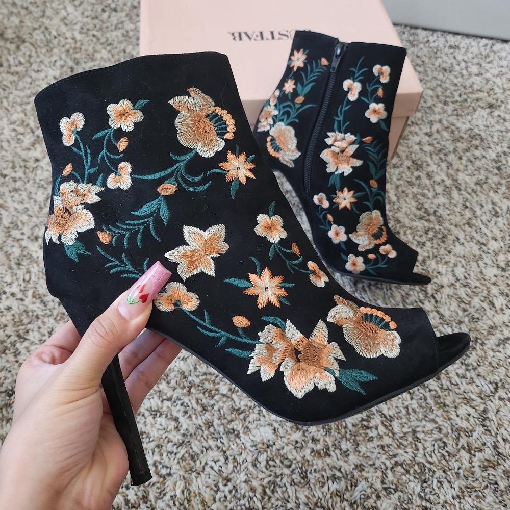 Black Heeled Booties